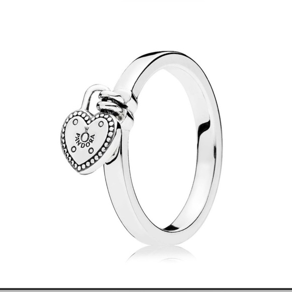 Jewelry - Pandora 925 Sterling Silver Padlock Ring